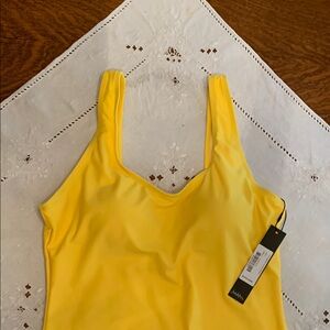 Nicole Miller Yellow One Piece Swimsuit